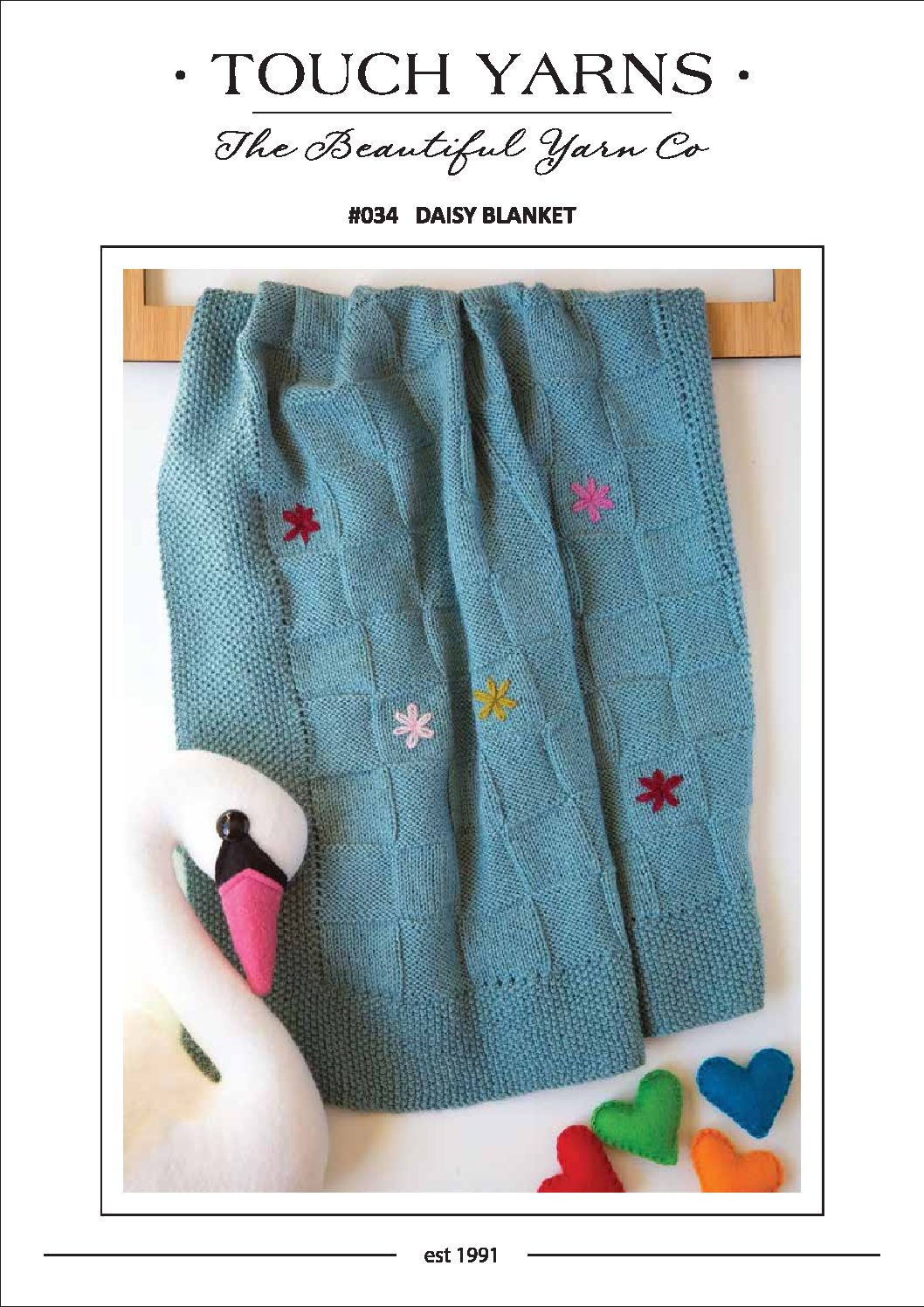 Touch Pattern Daisy Blanket