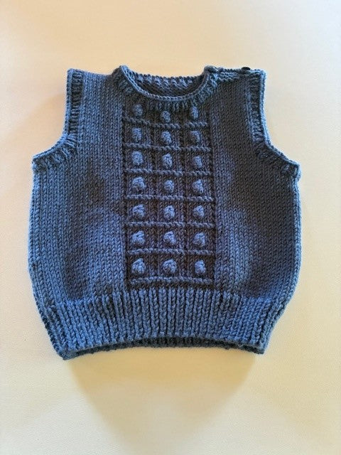 Hand Knit Acrylic Avis Vest (Ref Avi)