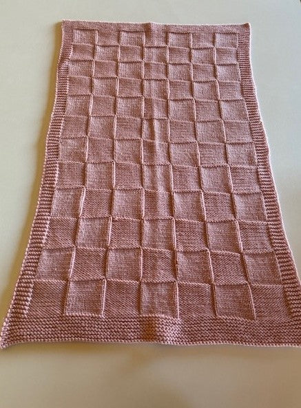 Hand Knit Blanket of Champions Pink (Ref Cha P)