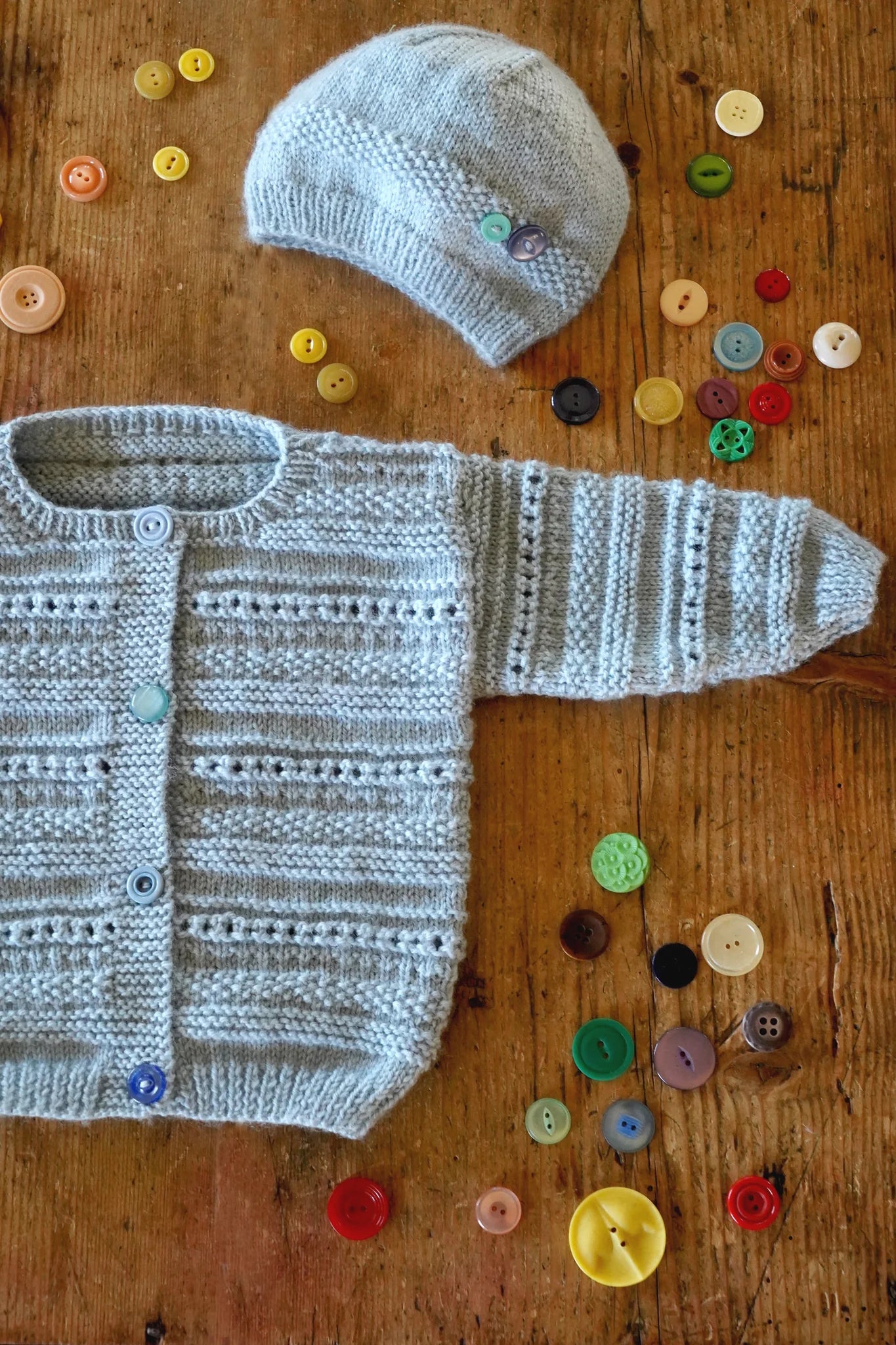 Lisa F Carmel Cardigan and Hat BC105