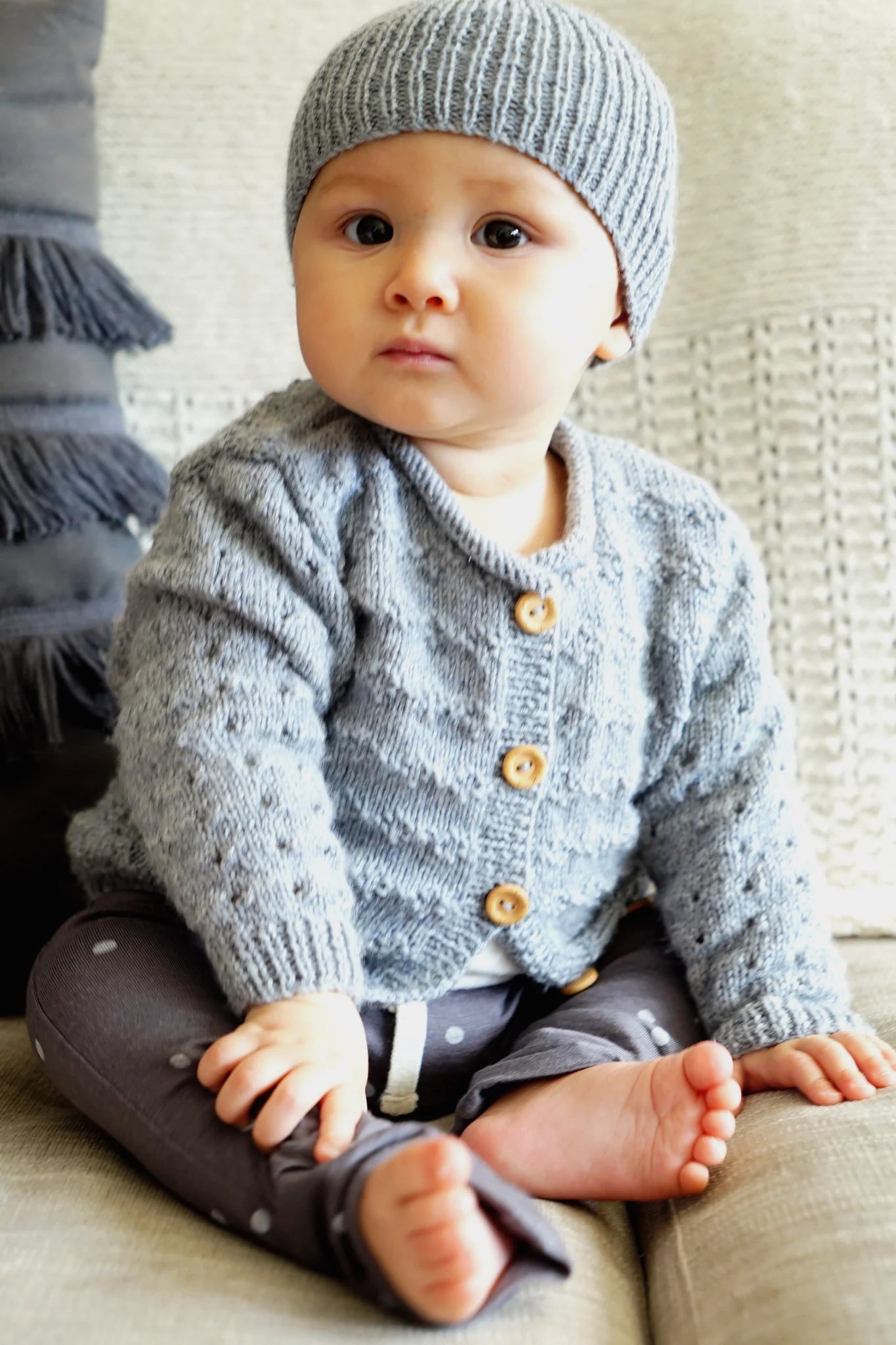 Lisa F Clementina Cardigan and Hat 4 Ply BC82