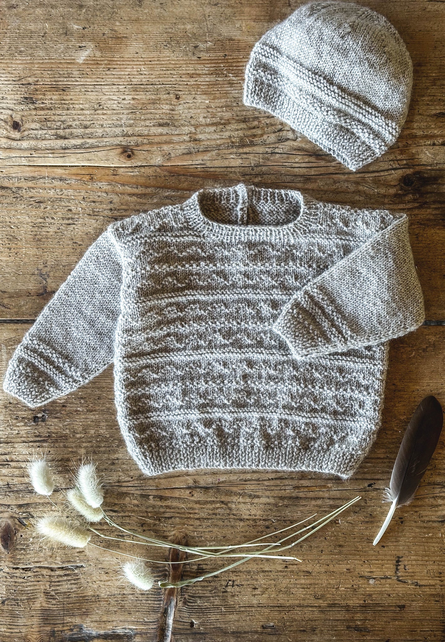 Lisa F Raine Sweater and Hat BC148