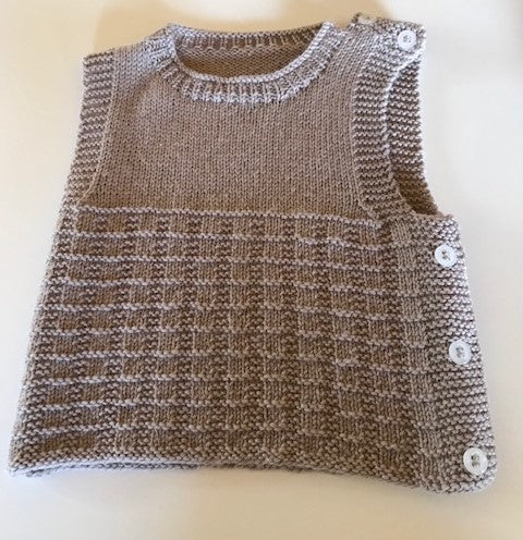 Broadway Pattern Baby Vest (DFBK011)