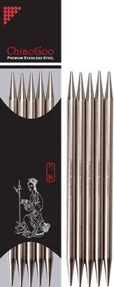 ChiaGoo Stainless Steel Double Point Needles 20cm
