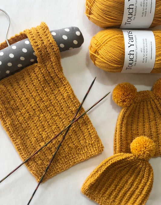 Touch Pattern Baby Vest and Hat