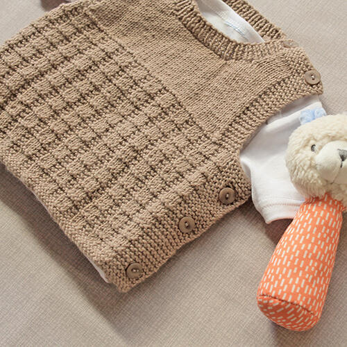 Knitting Kit Baby Vest