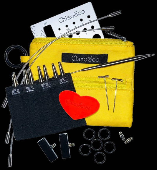 TWIST Shorties Yellow Large Interchangeable Set, 8cm, 5.5 to 8mm 7230 L