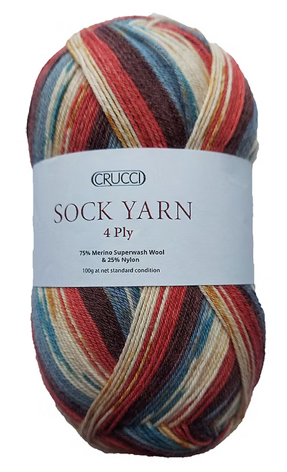 Crucci 4 Ply Sock Yarn