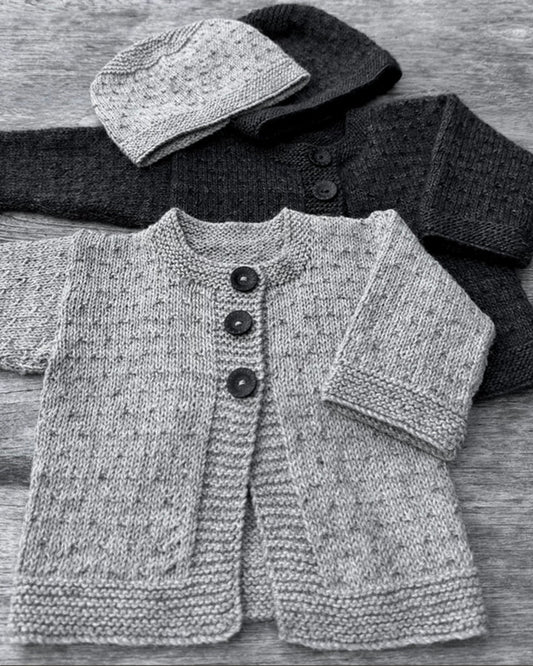 Kiwi Knit Mika Cardi & Hat