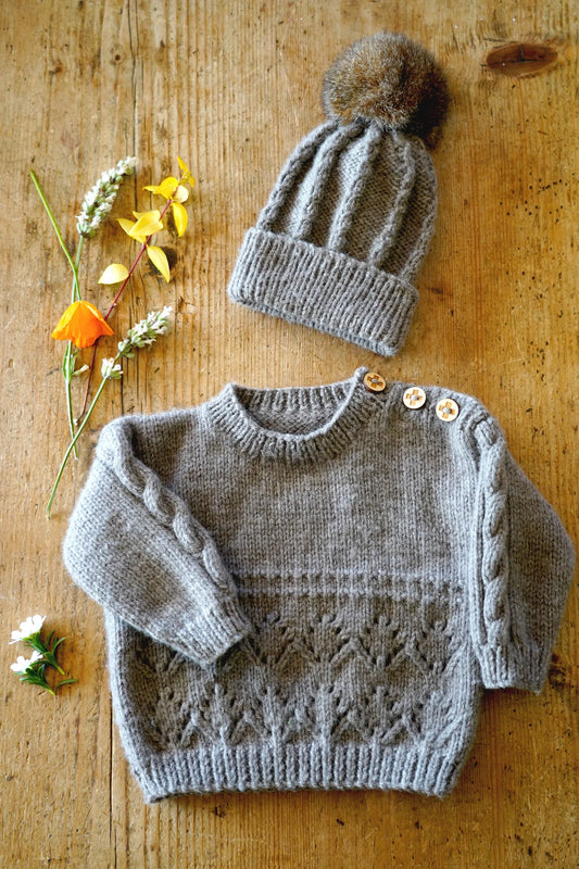 Lisa F Lottie Sweater and Hat BC123