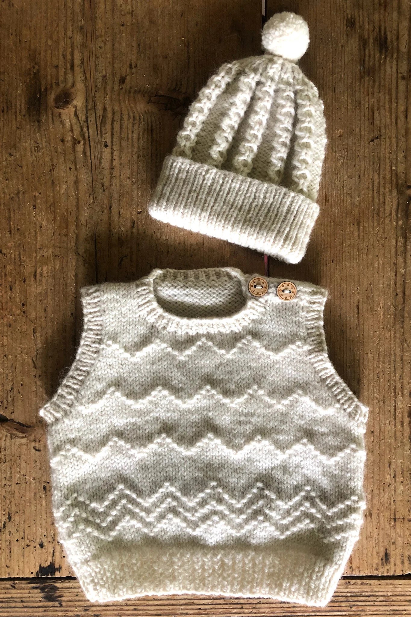 Lisa F Peyton Vest and Hat BC114