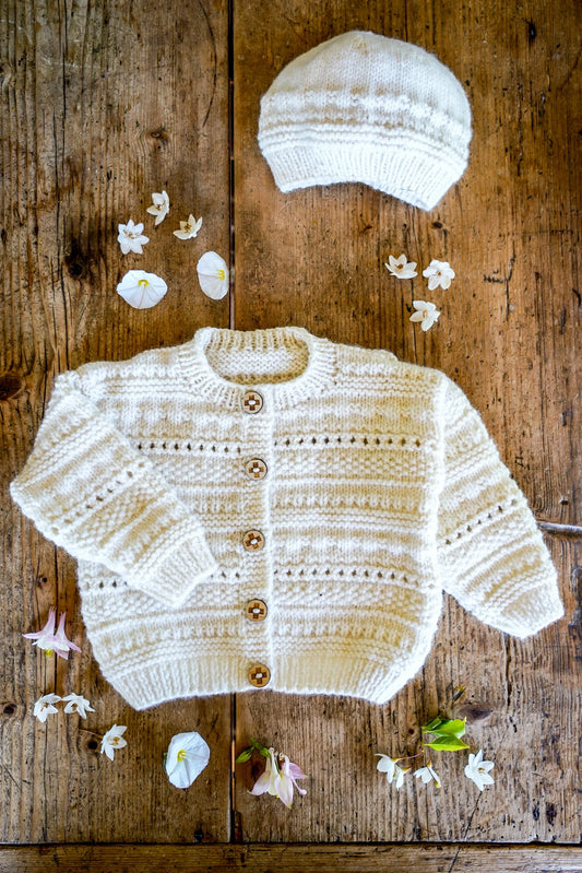 Lisa F Lowen Cardi and Hat BC150