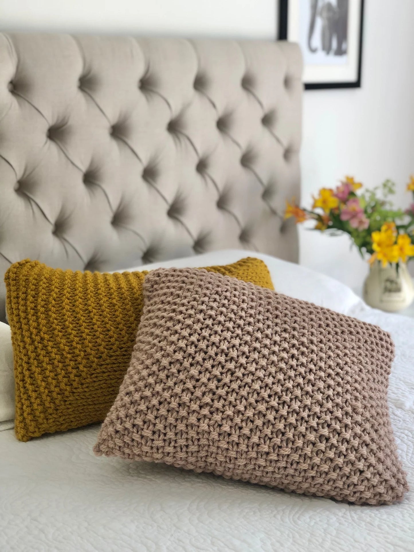 140 Touch Pattern Chunky Cushion