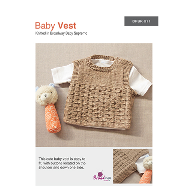 Broadway Pattern Baby Vest 011