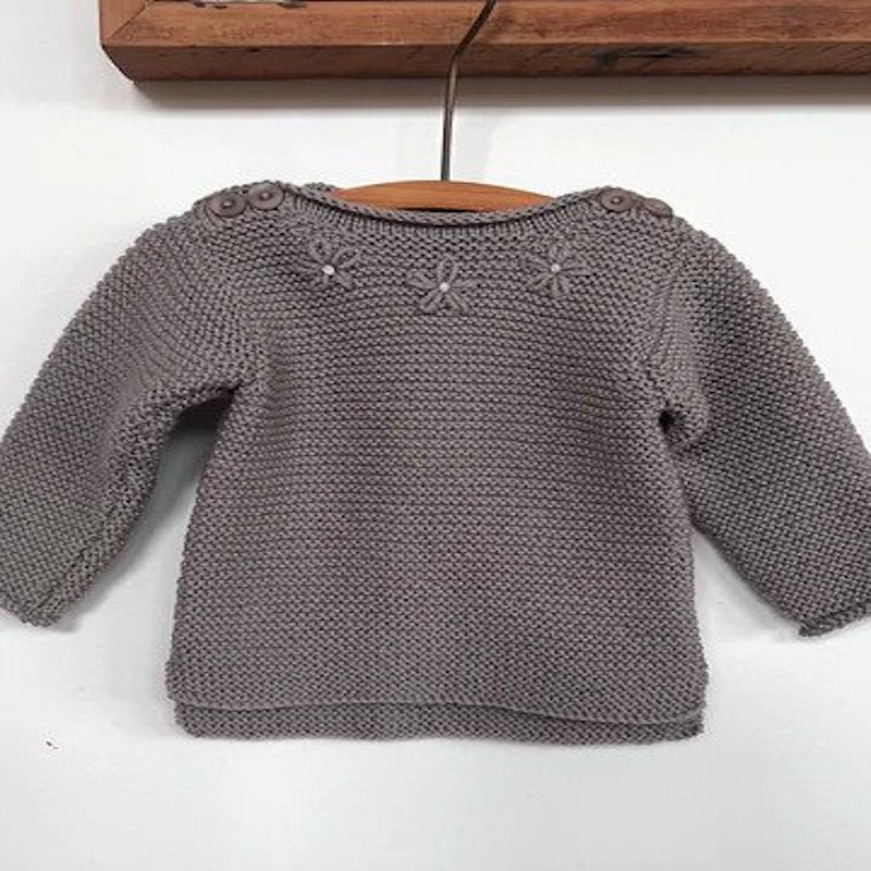 Kiwi Knit Pattern Georgie Jumper 4 Ply and 8 Ply